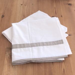 2 Pottery Barn King pillowcases